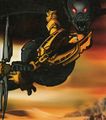 Mata Nui im Kampf mit der Sandfledermaus