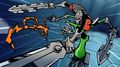 der Totenkopfstreiter, Animationen