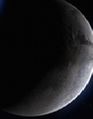 Eine Satellitenaufnahme des eisigen Planeten