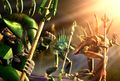 Rahkshi werden vom Sonnenlicht geblendet